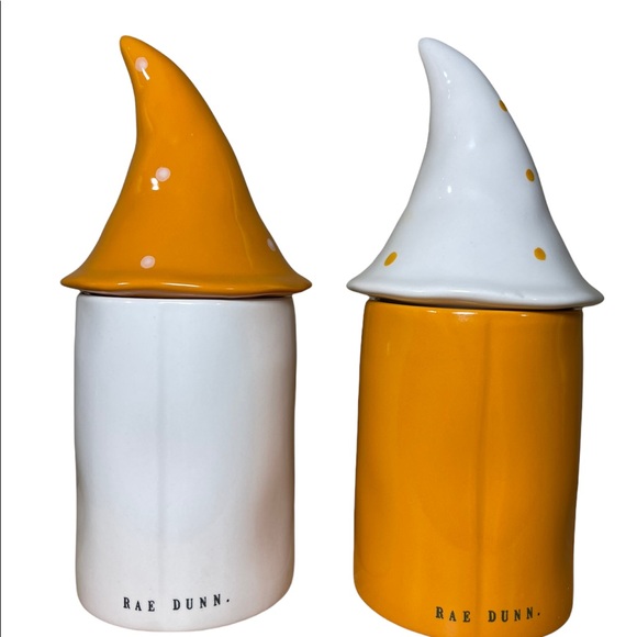 2 Rae Dunn Candle Thanksgiving Gnome Centerpiece Cannister Scented Topper Lids - Picture 10 of 15